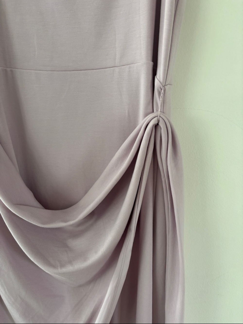Aritzia Wilfred Lavender Lilac Saturn Midi Wrap Dress, NWOT - Picture 5 of 7